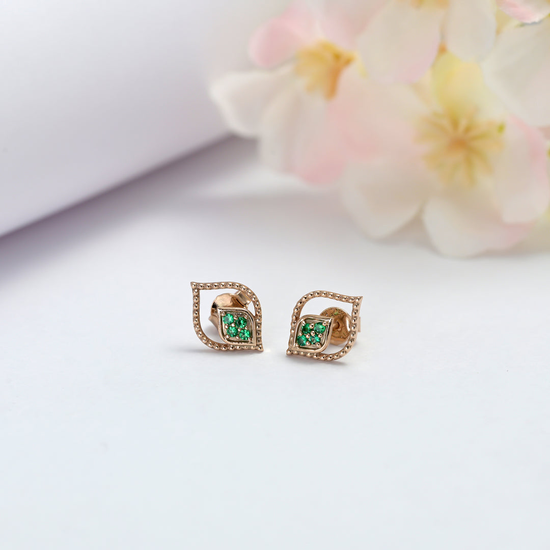 #metal_rose-gold-plated#stone-colour_emerald-green