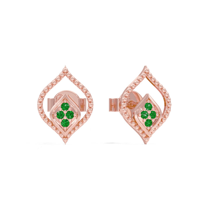 #metal_rose-gold-plated#stone-colour_emerald-green