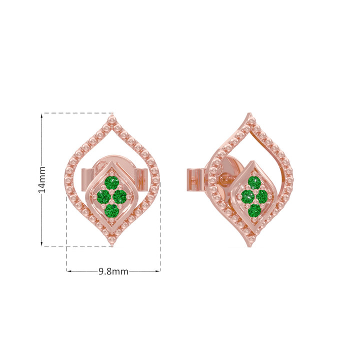#metal_rose-gold-plated#stone-colour_emerald-green