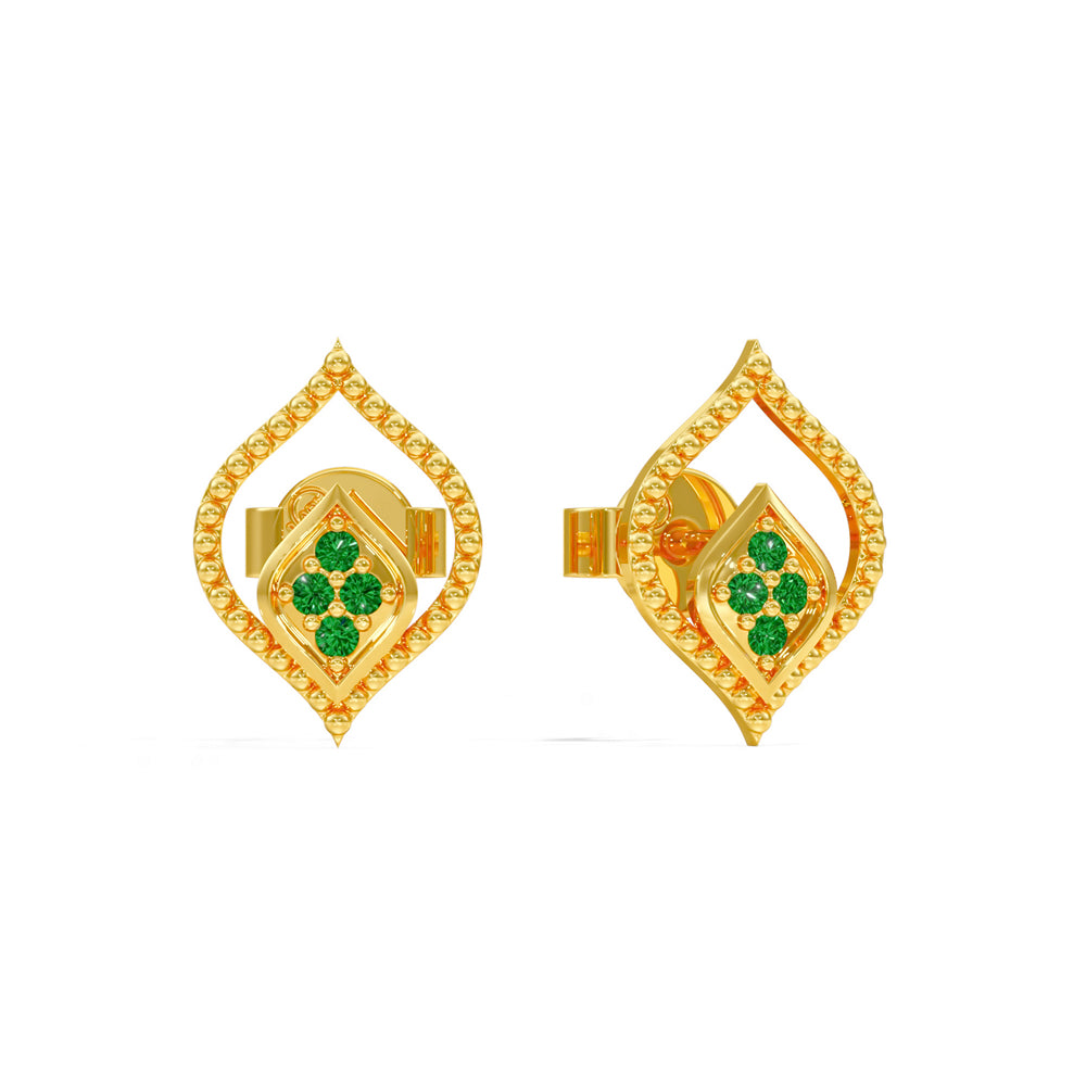 #metal_gold-plated#stone-colour_emerald-green