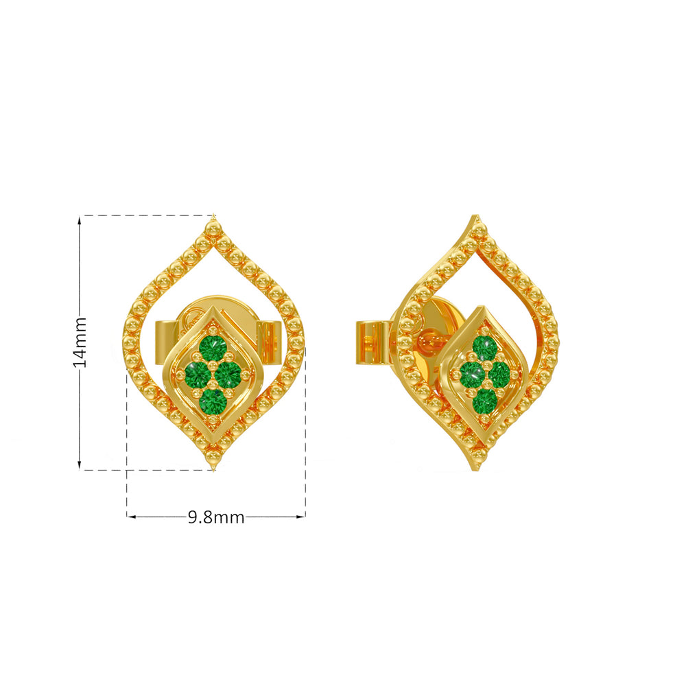 #metal_gold-plated#stone-colour_emerald-green