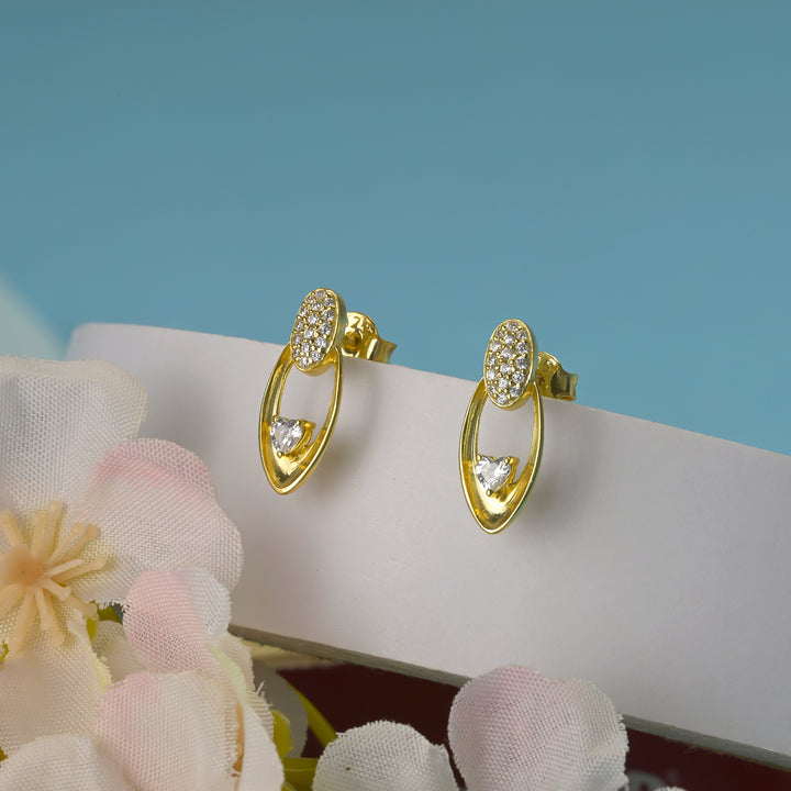Radiant Heart Oval Earrings