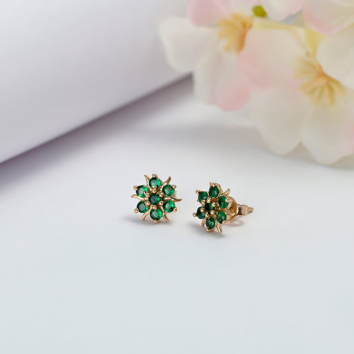 #metal_rose-gold-plated#stone-colour_emerald-green