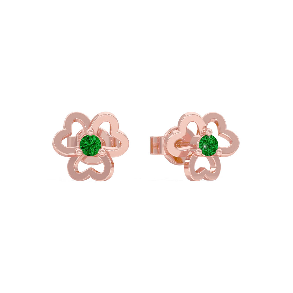 #metal_rose-gold-plated#stone-colour_emerald-green