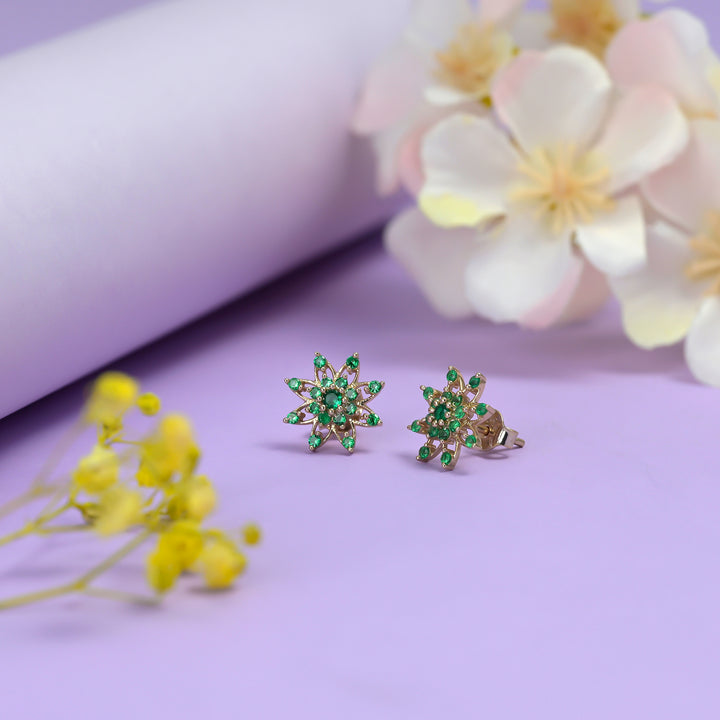 #metal_rose-gold-plated#stone-colour_emerald-green