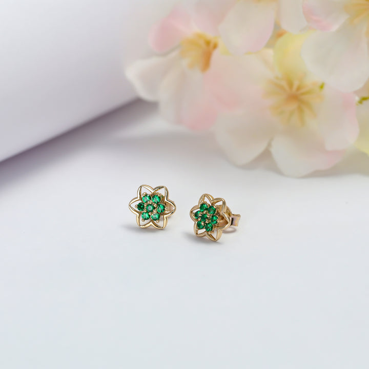 #metal_rose-gold-plated#stone-colour_emerald-green