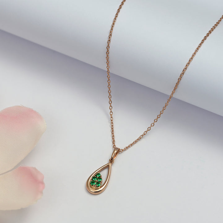 #metal_rose-gold-plated#stone-colour_emerald-green