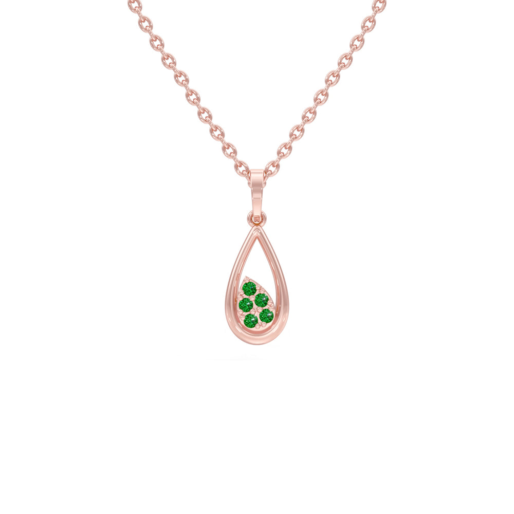 #metal_rose-gold-plated#stone-colour_emerald-green