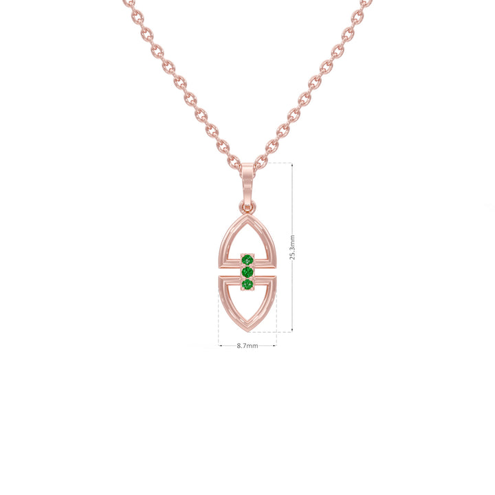 #metal_rose-gold-plated#stone-colour_emerald-green