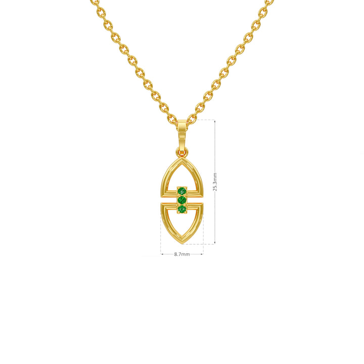 #metal_gold-plated#stone-colour_emerald-green