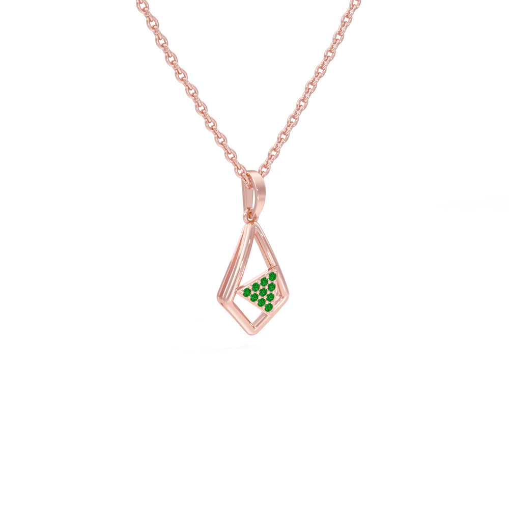 #metal_rose-gold-plated#stone-colour_emerald-green