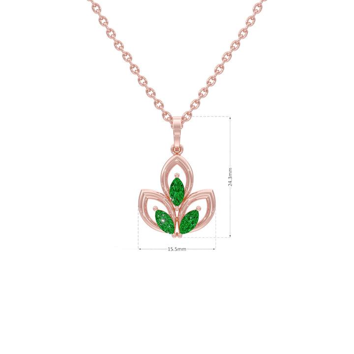 #metal_rose-gold-plated#stone-colour_emerald-green