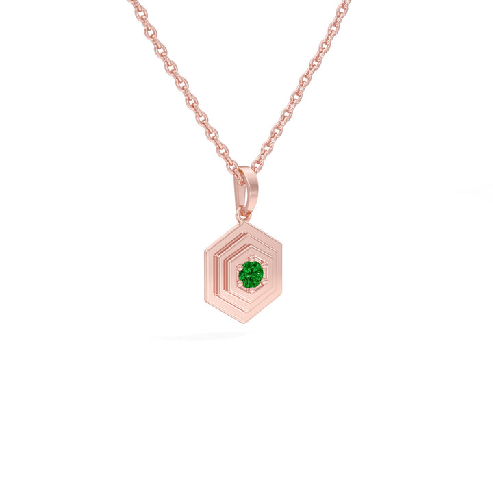 #metal_rose-gold-plated#stone-colour_emerald-green