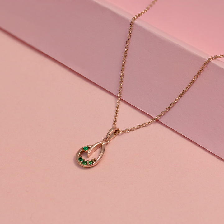 #metal_rose-gold-plated#stone-colour_emerald-green