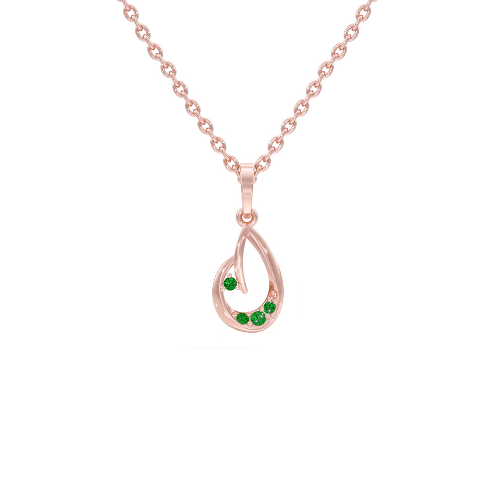 #metal_rose-gold-plated#stone-colour_emerald-green