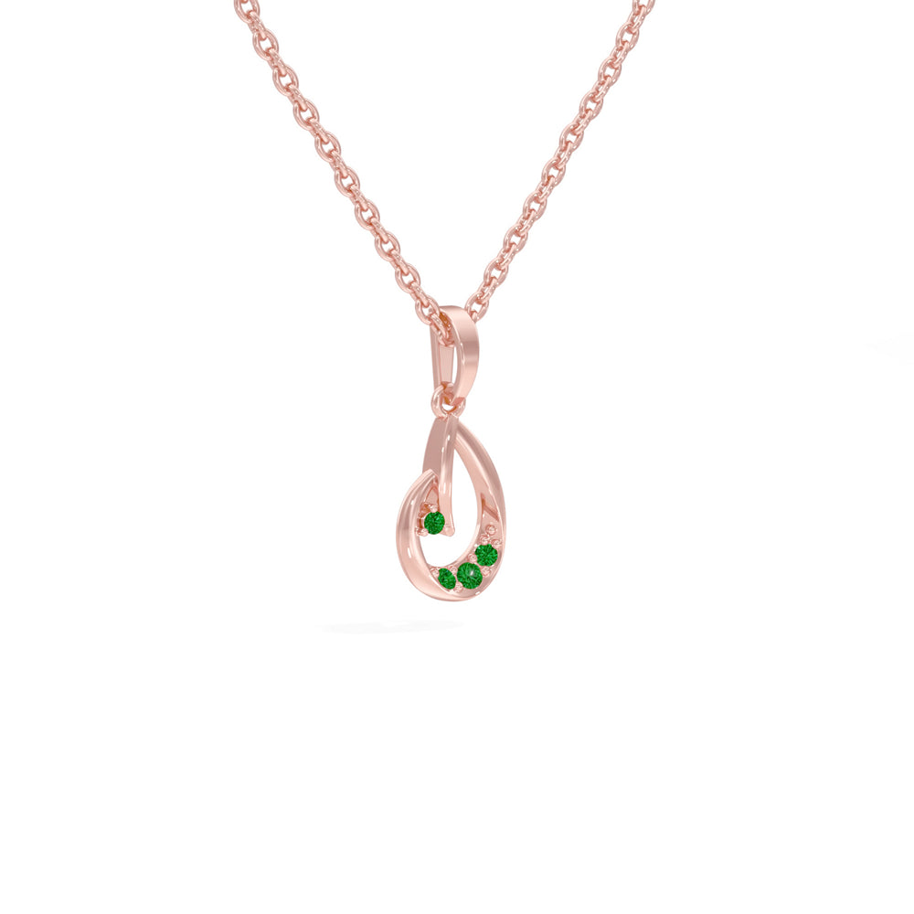 #metal_rose-gold-plated#stone-colour_emerald-green