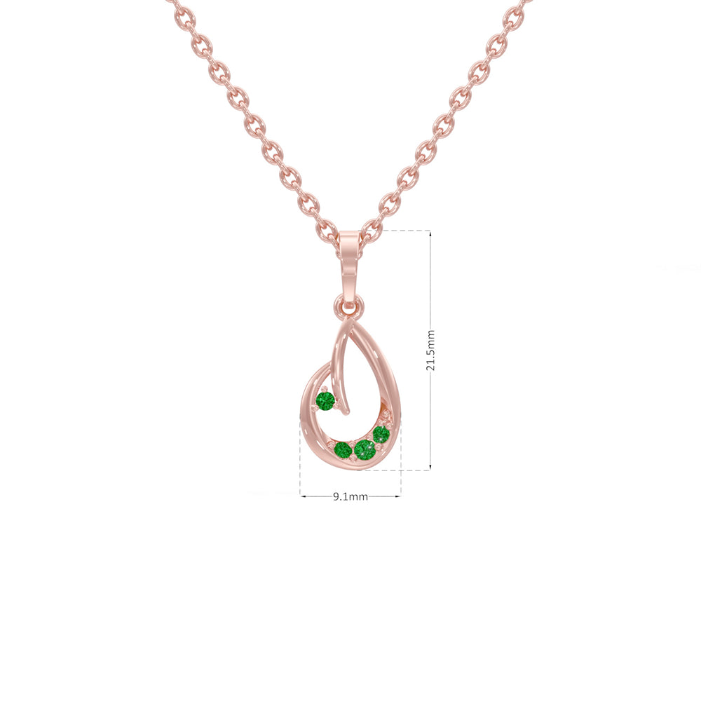 #metal_rose-gold-plated#stone-colour_emerald-green