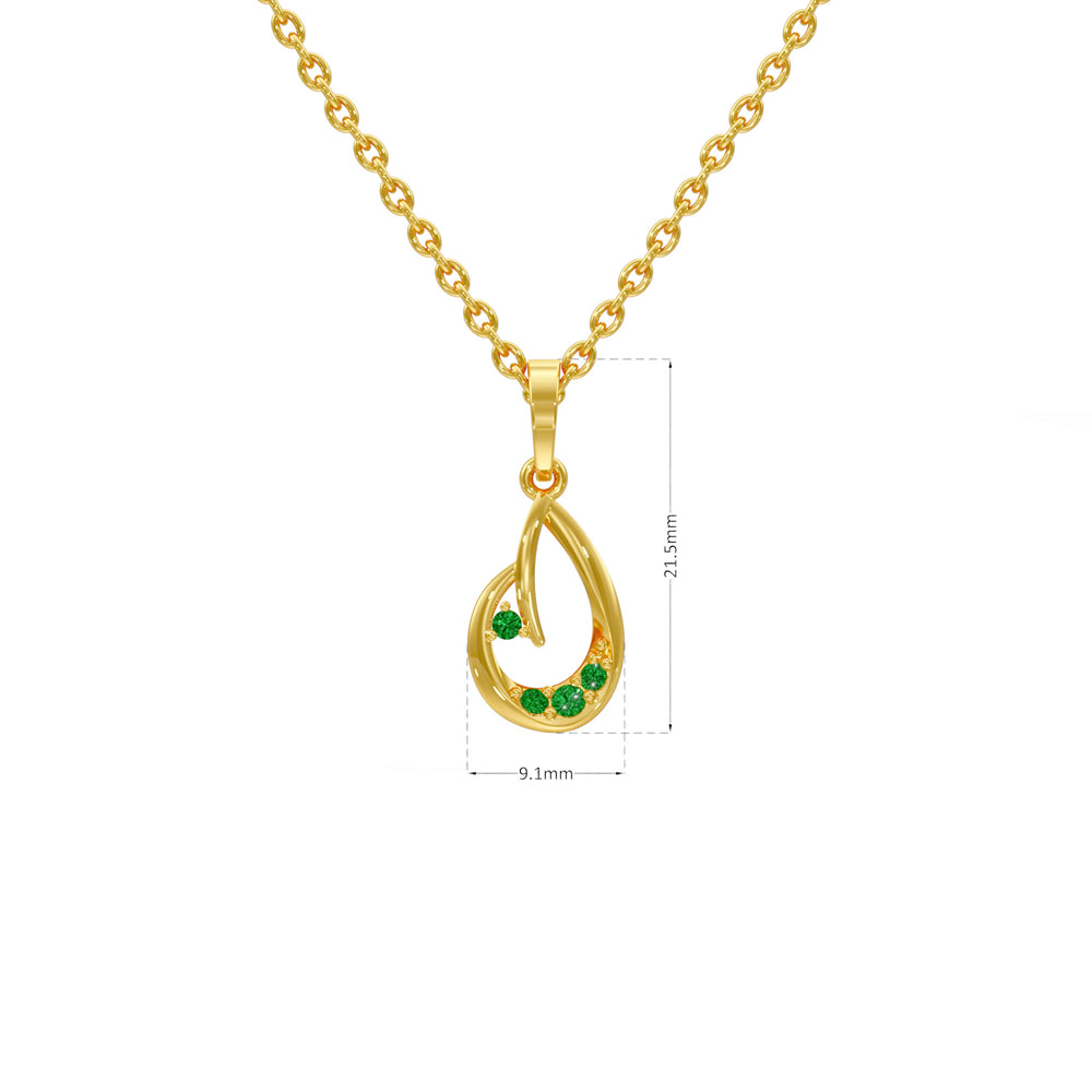 #metal_gold-plated#stone-colour_emerald-green