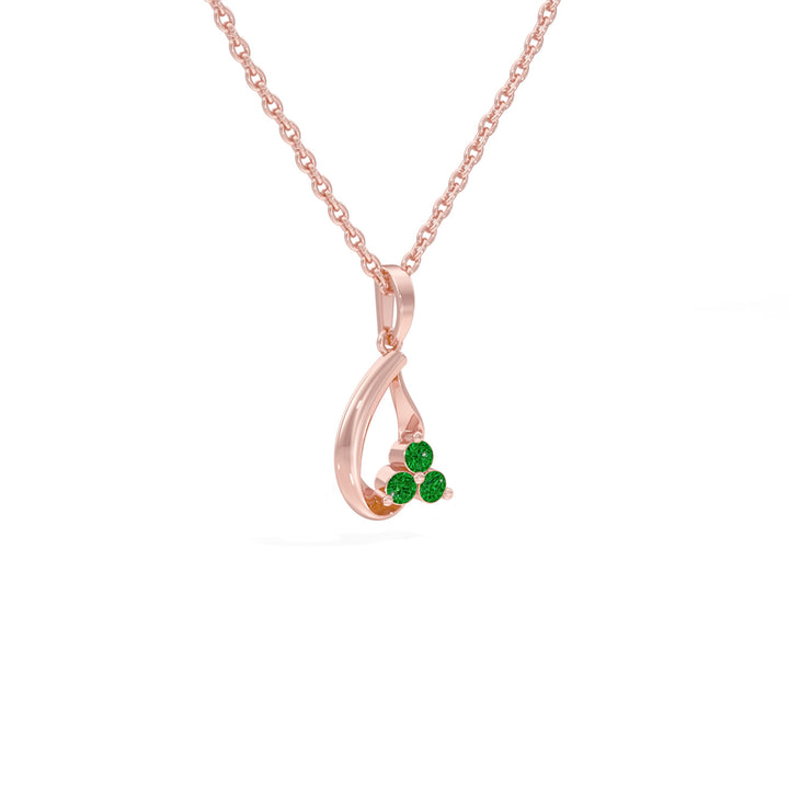 #metal_rose-gold-plated#stone-colour_emerald-green