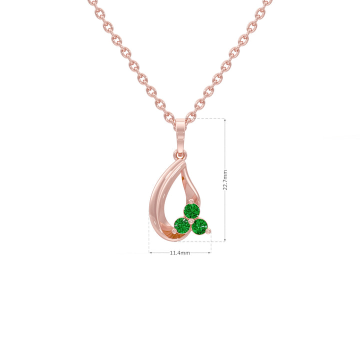 #metal_rose-gold-plated#stone-colour_emerald-green