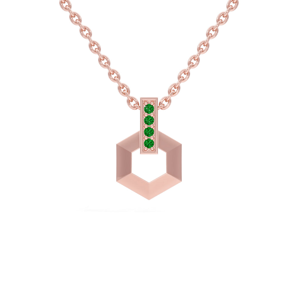 #metal_rose-gold-plated#stone-colour_emerald-green