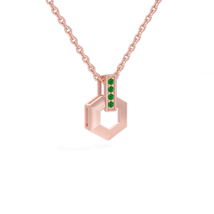 #metal_rose-gold-plated#stone-colour_emerald-green