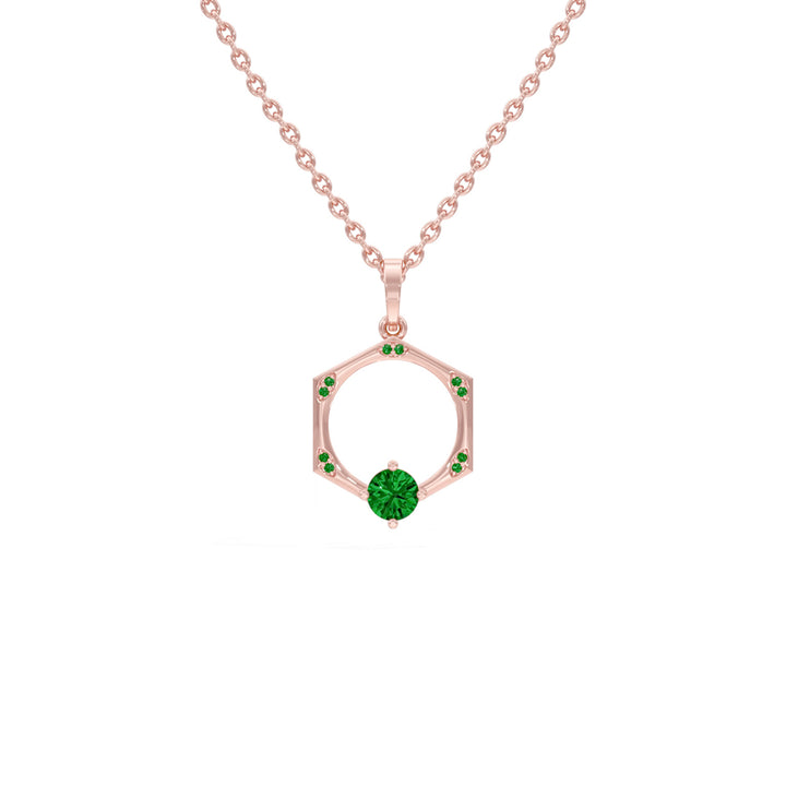 #metal_rose-gold-plated#stone-colour_emerald-green