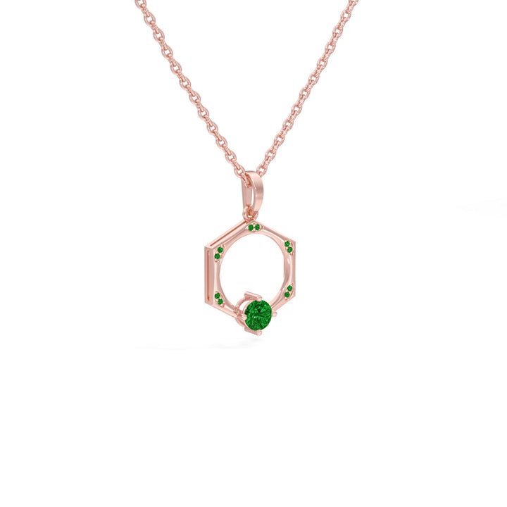 #metal_rose-gold-plated#stone-colour_emerald-green