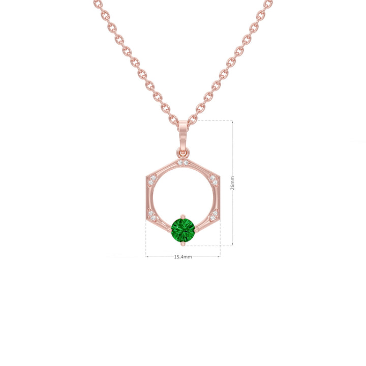 #metal_rose-gold-plated#stone-colour_emerald-green