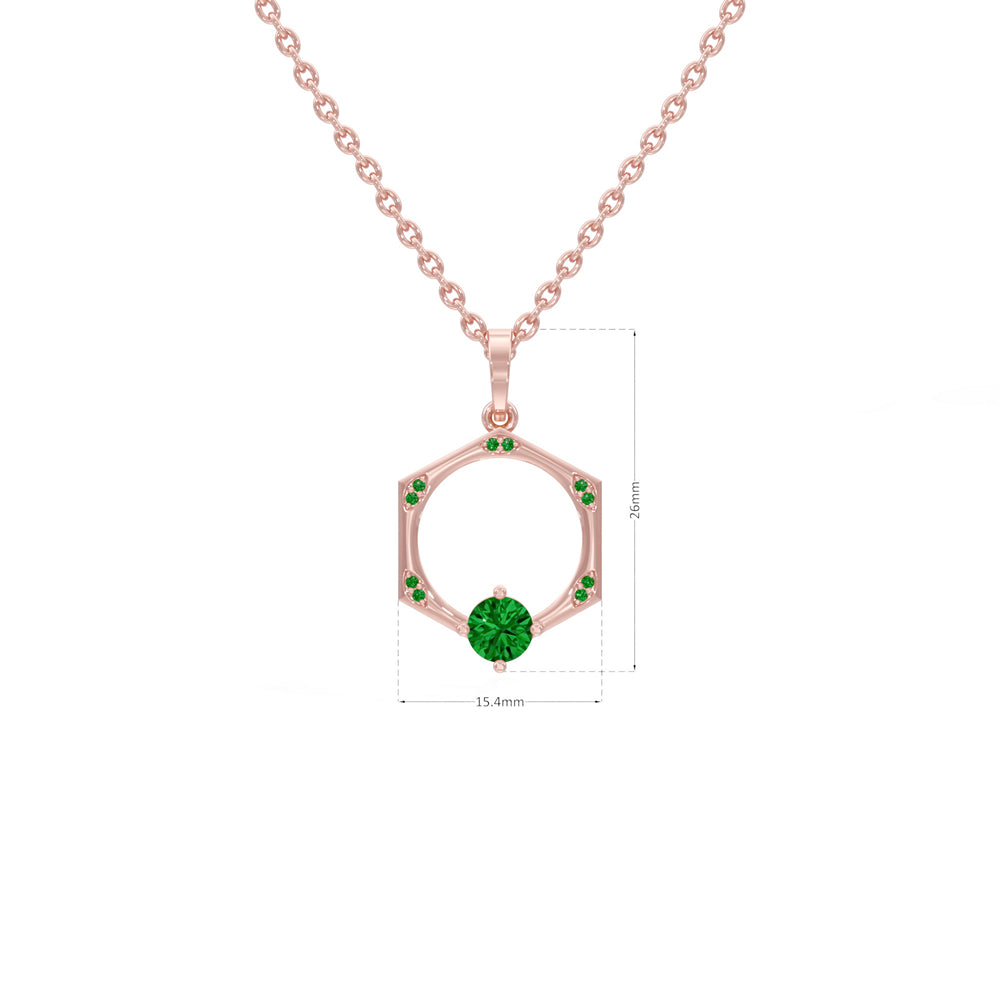 #metal_rose-gold-plated#stone-colour_emerald-green