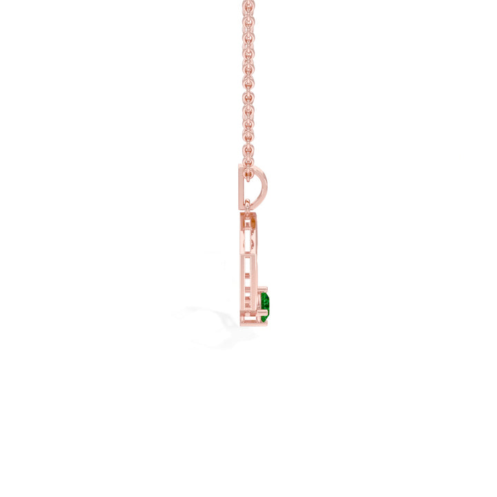 #metal_rose-gold-plated#stone-colour_emerald-green