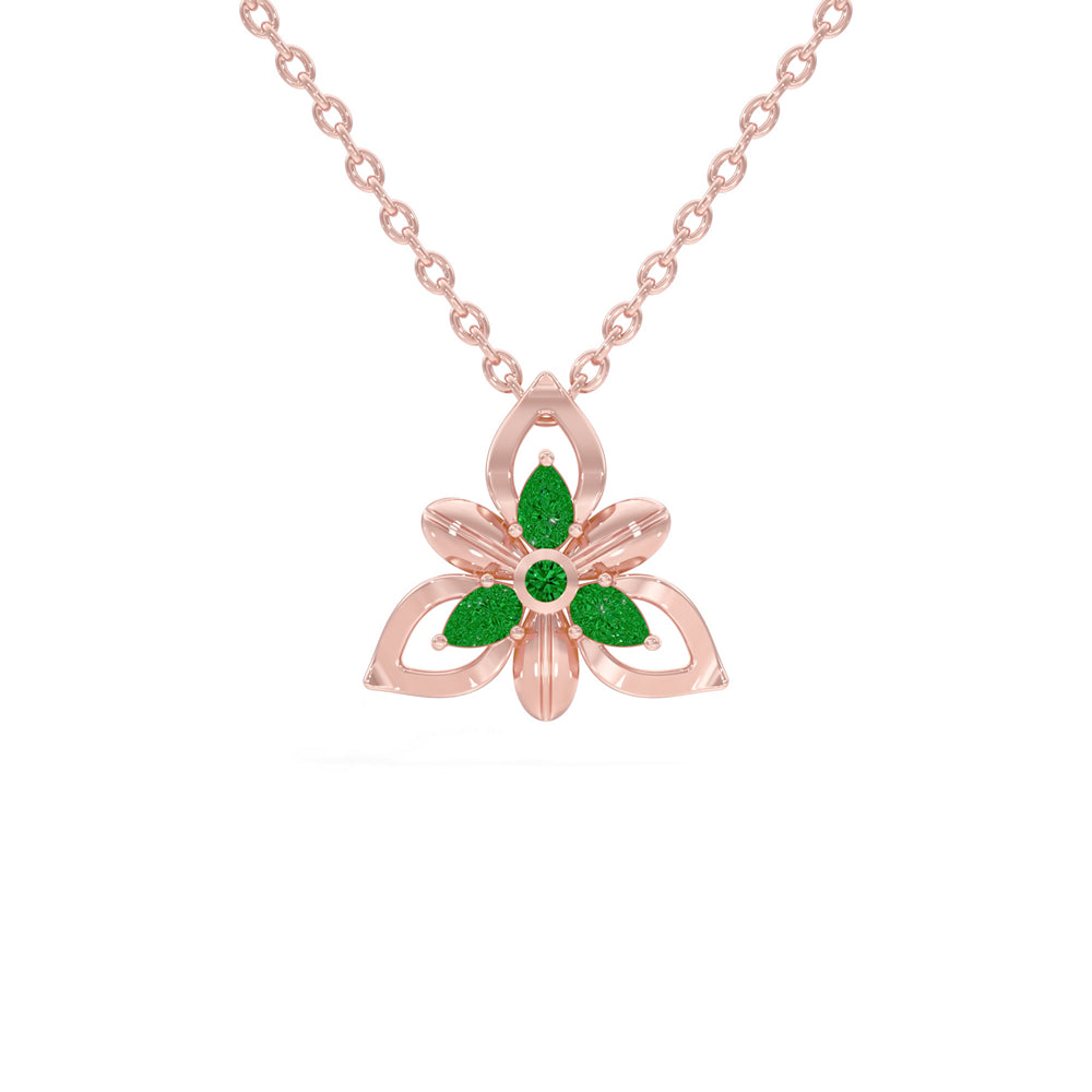 #metal_rose-gold-plated#stone-colour_emerald-green