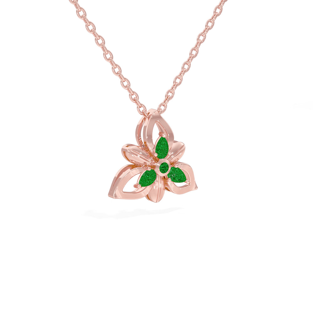 #metal_rose-gold-plated#stone-colour_emerald-green
