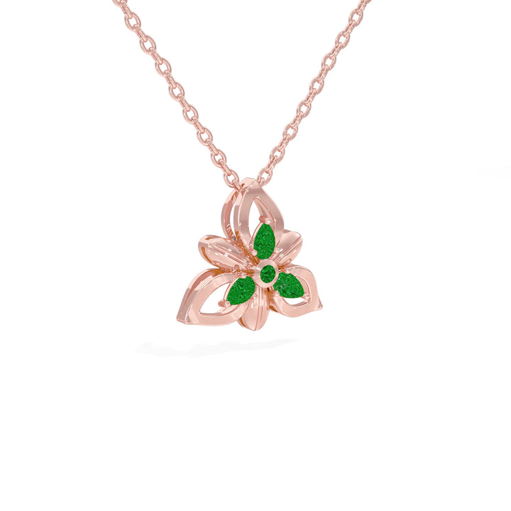 #metal_rose-gold-plated#stone-colour_emerald-green