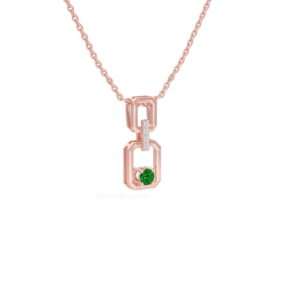 #metal_rose-gold-plated#stone-colour_emerald-green