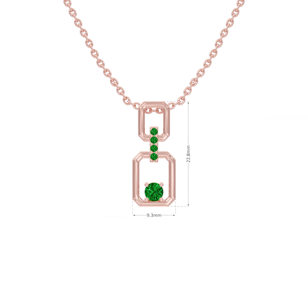 #metal_rose-gold-plated#stone-colour_emerald-green