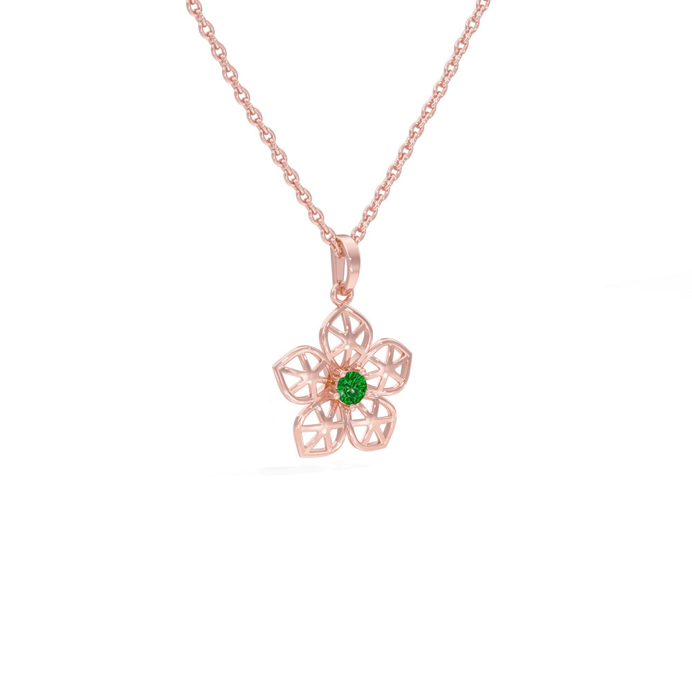#metal_rose-gold-plated#stone-colour_emerald-green