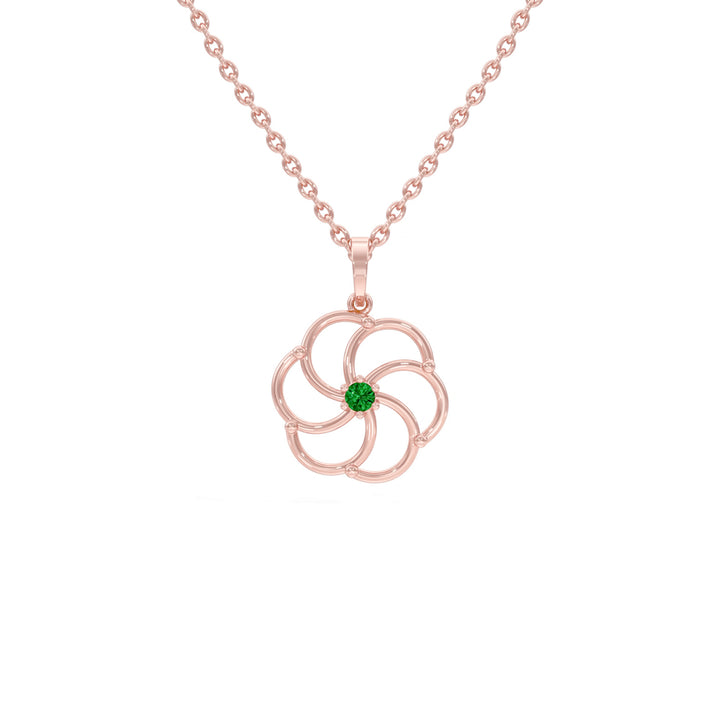 #metal_rose-gold-plated#stone-colour_emerald-green