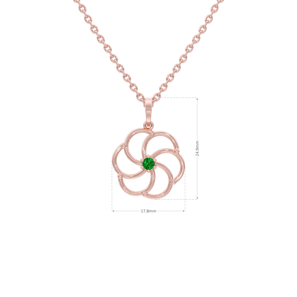 #metal_rose-gold-plated#stone-colour_emerald-green