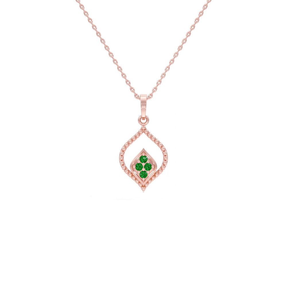 #metal_rose-gold-plated#stone-colour_emerald-green