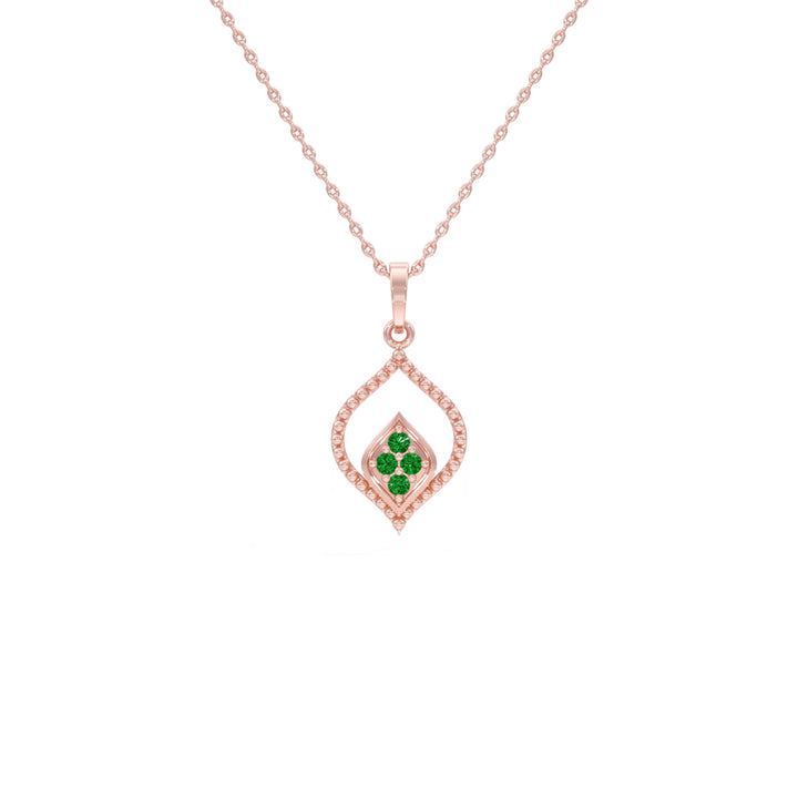 #metal_rose-gold-plated#stone-colour_emerald-green