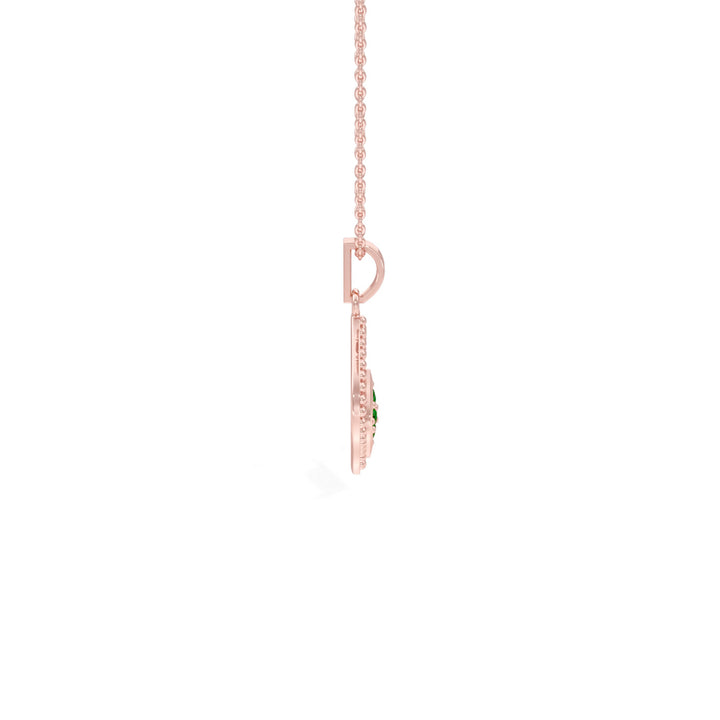 #metal_rose-gold-plated#stone-colour_emerald-green