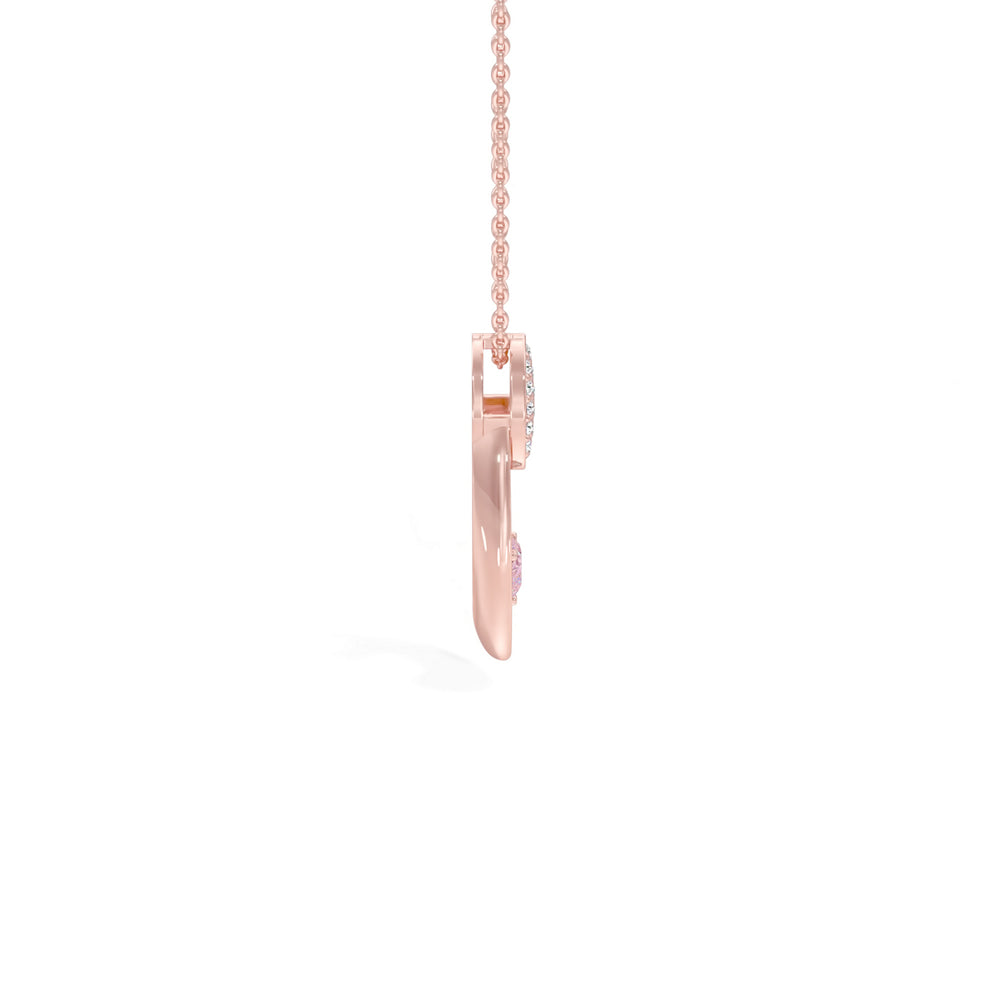 Radiant Heart Oval Pendant