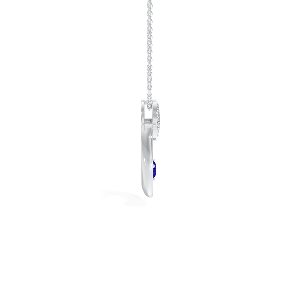 Radiant Heart Oval Pendant