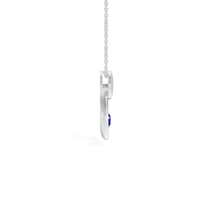 Radiant Heart Oval Pendant