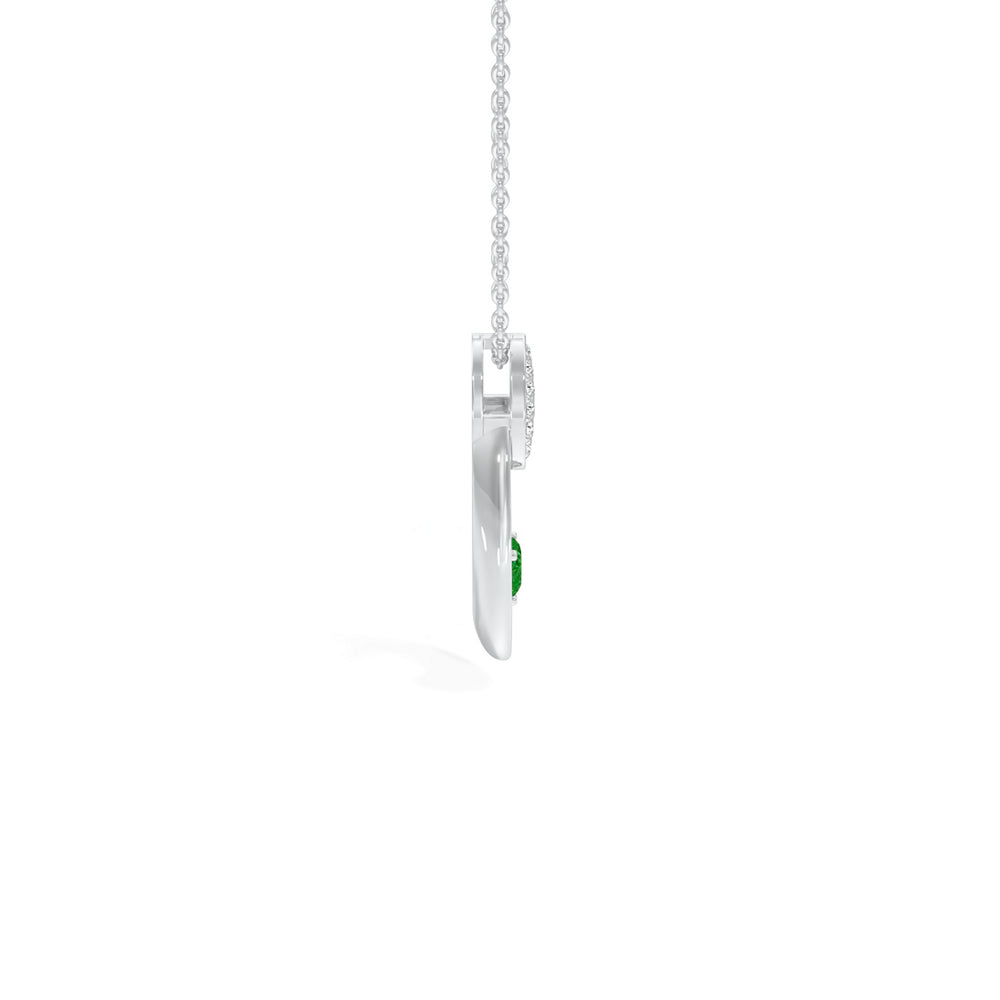 Radiant Heart Oval Pendant