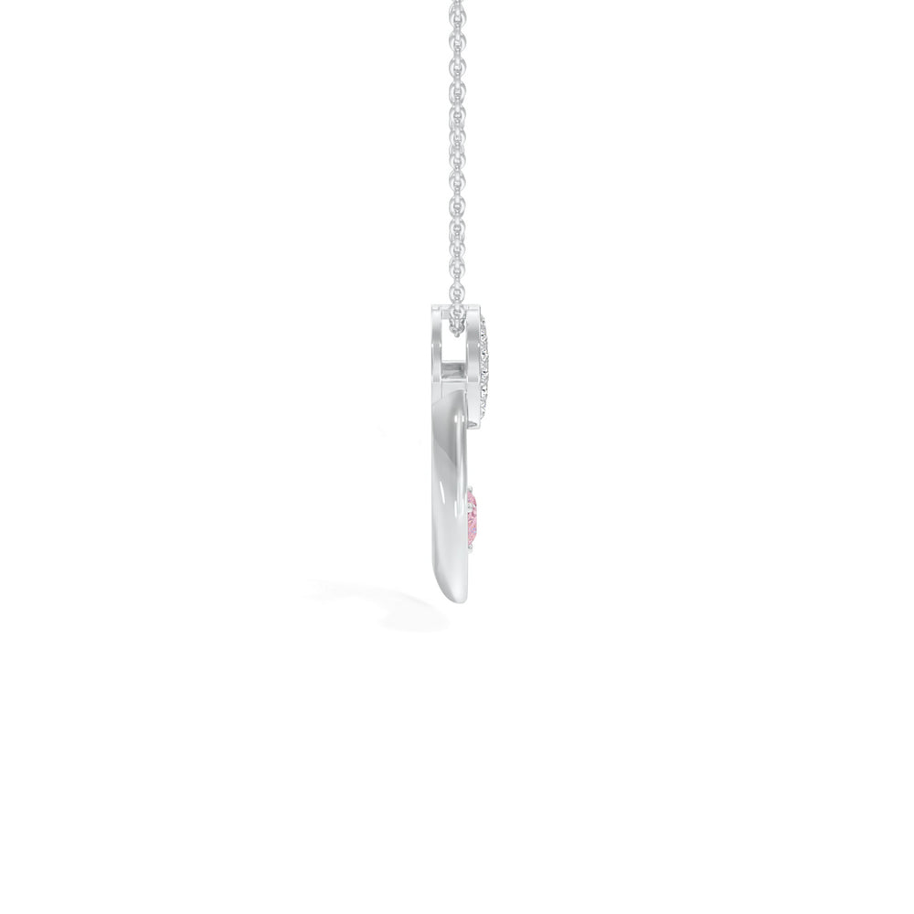 Radiant Heart Oval Pendant