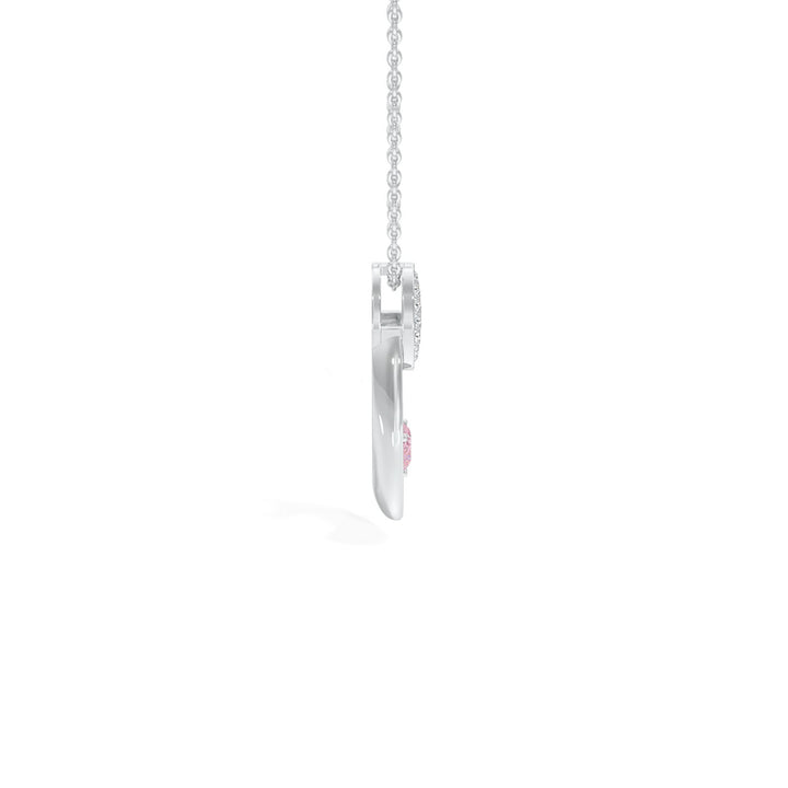 Radiant Heart Oval Pendant