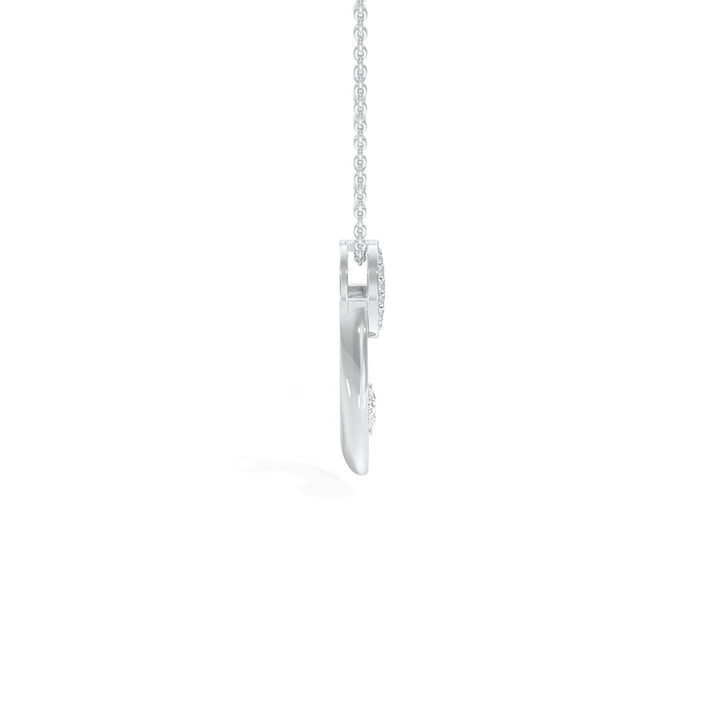 Radiant Heart Oval Pendant