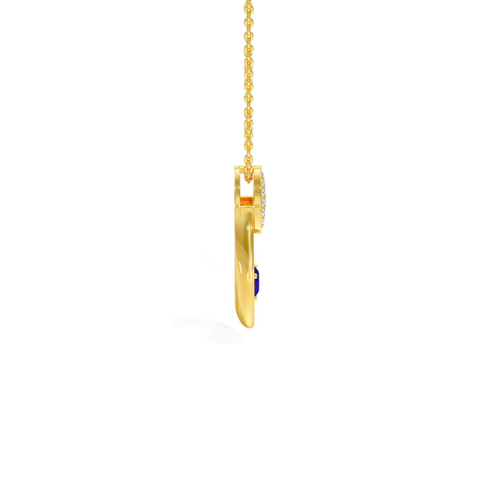 Radiant Heart Oval Pendant